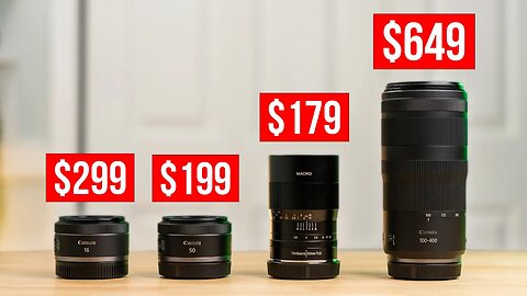 The Best Budget RF Lenses for Canon R50, R7, R10 & R100!