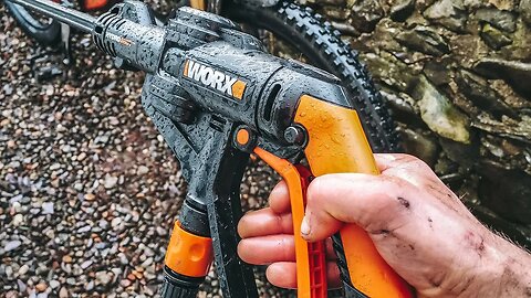 Should You Jet Wash Your Bike? Worx HydroShot: How POWERFUL is it?