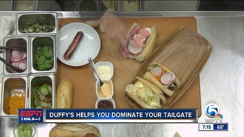 Duffy's Sports Grill essentials to Tailgate