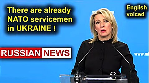 NATO servicemen have been in Ukraine for a long time Zakharova Russia PREVOD SR