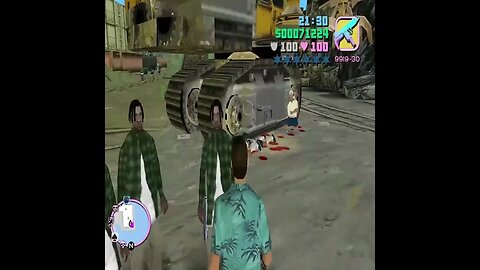 Tommy and Groove Street Gang Rescue Ken Rosenberg in GTA Vice City