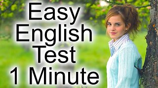 Easy English Test with Answers Explained. Quiz 1