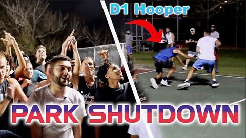 We SHUTDOWN The Park! | D1 Hoopers EXPOSED. (Mic'd up 5v5)