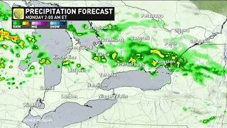 Temperatures will be below seasonal across Ontario as soggy conditions persist