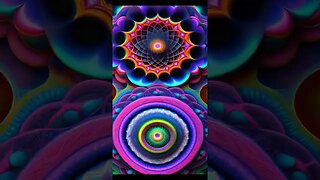 Psychedelic Animations Sacred Geometry art PT9#shorts