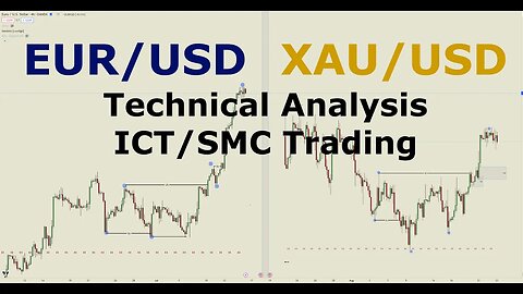 XAUUSD & EURUSD Analysis For Next Week - ICT/SMC Trading Forex
