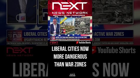 Liberal Cities Now More Dangerous Than Active War Zones #shorts