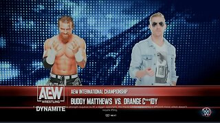 AEW Dynamite Orange Cassidy vs Buddy Matthews for the AEW International Championship