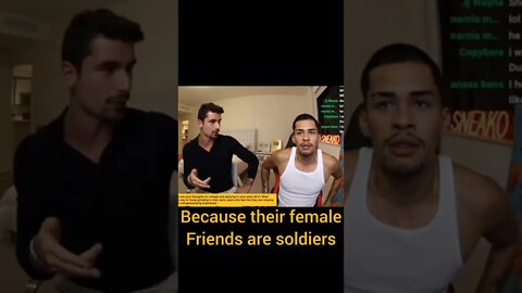 Sneako and Iman Gadzhi on female friends