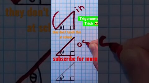 Trigonometry shortcut tricks #onlyonyoutube
