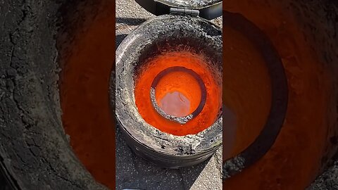 🔥#melting #copper #devilforge #belgium #metalcasting