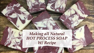 How to make All Natural fluid Hot Process crock-pot Soap, Recipe included | Ellen Ruth Soap