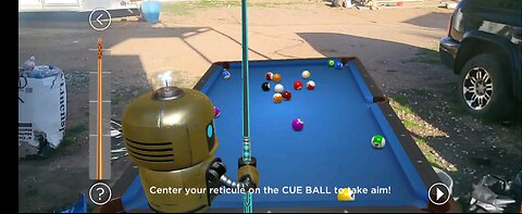 Playing Pool with a Robot.