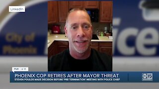 Officer accused of making threats against Phoenix mayor decides to resign following investigation