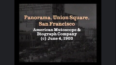 1903 San Francisco (Original Black & White Short Film)