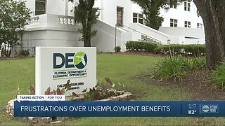 Frustrations over unemployment benefits in the Tampa Bay area