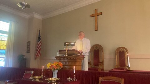 Pastor Jay D. Hobson, Sunday Sermon, Cushman Union Church, July 21, 2024