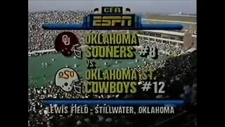 1988-11-05 Oklahoma Sooners vs Oklahoma State Cowboys