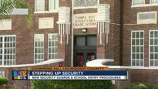 New security guards and school entry procedures