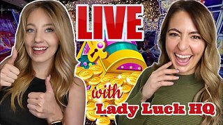 🔴 LIVE with LADY LUCK HQ! OH IT’S GOING DOWN! HUGE SLOT PLAY AT MONARCH CASINO