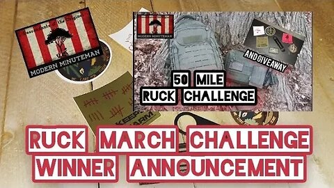 Ruck March Challenge Winner Announcement