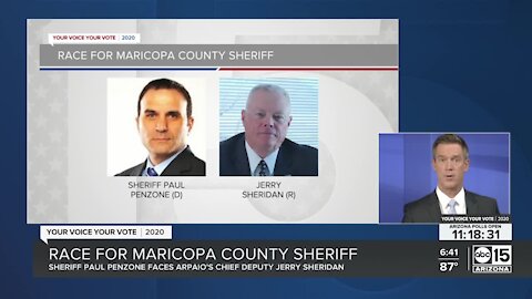 Sheriff Paul Penzone faces challenge from Jerry Sheridan in MCSO race