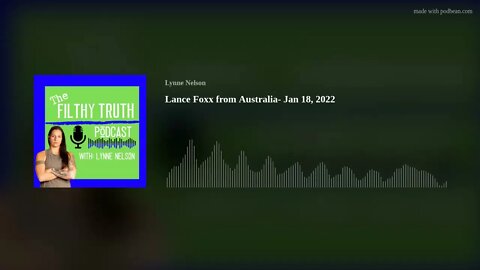 Lance Foxx from Australia- Jan 18, 2022