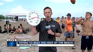 Milwaukee attempts to beat the heat at the beach