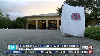 Luminary event honors fallen firefighters