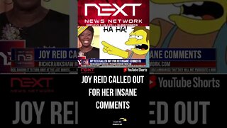Joy Reid Called Out For Her Insane Comments #shorts