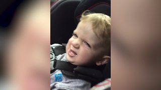 Boy Uses Funny Voice To Call For Relatives