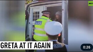 Greta Thunberg gets arrested. Again.