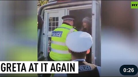 Greta Thunberg gets arrested. Again.