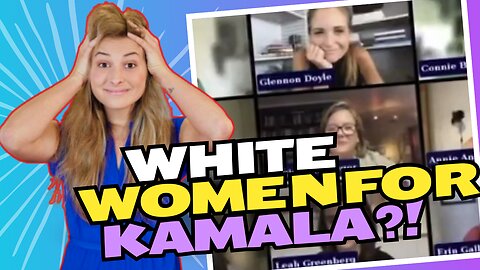 white women get shamed on the cringe "White Women: Answer the Call" for Kamala event