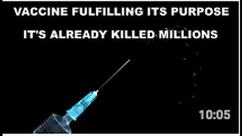 COVID DEATH VACCINE - 1st shot changes your DNA & kills the Elderly - 2nd shot kills 50% who get it.