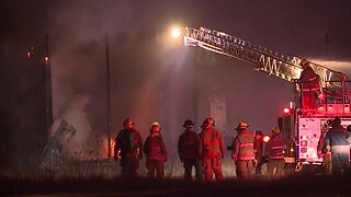 Akron warehouse fire