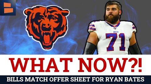Bears News: Bills Match Contract Offer For OT Ryan Bates, WHAT NOW For Ryan Poles & Chicago?