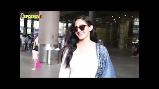 Spotted: Nushrat Bharucha and Amyra Dastur at the Airport | SpotboyE