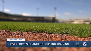 Coronavirus forces changes to Major League Baseball spring training in Florida