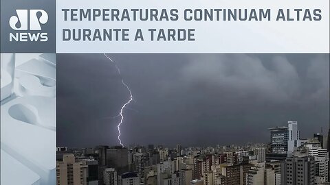 São Paulo tem temporais isolados nesta quarta-feira (26)