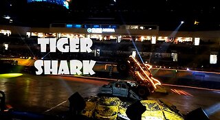 #TigerShark at Hot Wheels Monster Truck Show Glow Party