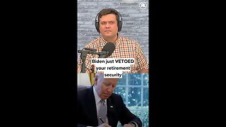 Biden just vetoed your retirement security