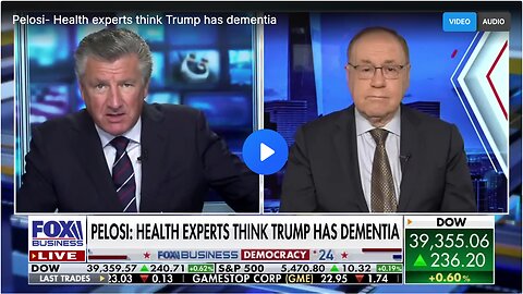 Pelosi's claim that health experts think Trump has dementia