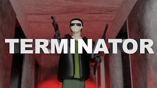 Terminator Police Station 3D Animation