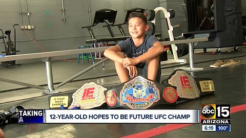 Valley 12-year-old hope to be future UFC champ