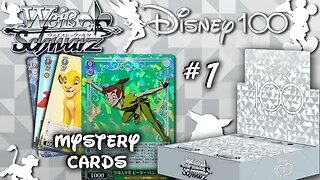 Weiss Schwarz Disney 100: Mystery Collector Cards #1 - Peter Pan | Little Mermaid | Chip & Dale