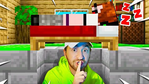 I Secretly Moved Into His Minecraft House.. (ends bad)