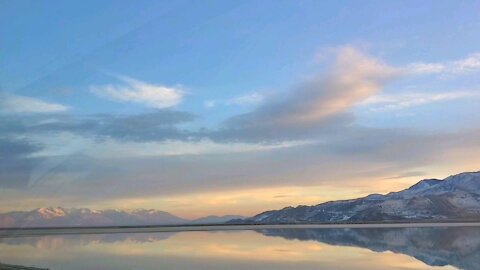 Beautiful Brackish Floodplain Southwest Great Salt Lake