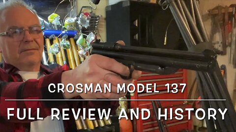 Crosman model 137 .177 multi pump air pistol full review and testing after repair.