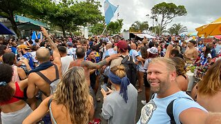 Argentina fans celebrating World Cup in Latin America.